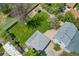 Aerial view of the property showcasing the large, well-maintained backyard and mature trees at 185 S Hoyt St, Lakewood, CO 80226