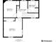 Second floor plan featuring two bedrooms, a seating room, and a bathroom with their respective dimensions at 1595 Macarthur Dr, Boulder, CO 80303