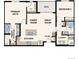 Detailed floorplan highlighting the layout of the primary suite, kitchen, and great room at 487 Interlocken Blvd # 307, Broomfield, CO 80021