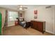Bedroom with decor, natural light, neutral color palette, carpet and ceiling fan at 7076 S Niagara Ct, Centennial, CO 80112