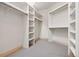 Walk-in closet with ample shelving and hanging space for organization at 23655 Currant Dr, Golden, CO 80401