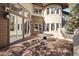 Back deck perfect for outdoor entertaining with wood flooring, natural shade, and lovely views at 23655 Currant Dr, Golden, CO 80401