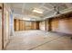 Spacious garage with concrete floor and paneled doors at 23655 Currant Dr, Golden, CO 80401