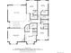 Floor plan featuring bedrooms, bathrooms, walk in closets, hall, and open to below area at 8707 Windhaven Dr, Parker, CO 80134