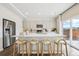 Kitchen with stainless steel appliances and an island at 2153 Flower Blossom Ave, Brighton, CO 80601