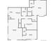 Floor plan illustrating the layout of the rooms and storage areas within the home at 20243 High Pines Dr, Monument, CO 80132