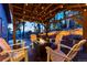 Outdoor living space with fire pit and string lights perfect for relaxation and entertaining at 20243 High Pines Dr, Monument, CO 80132