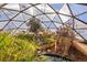 Lush interior of a geodesic dome greenhouse with various plants at 16587 W 53Rd Way, Golden, CO 80403