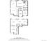 Detailed floor plans displaying layout for first and second floors at 2404 S Genoa Way, Aurora, CO 80013