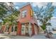 Exterior of a brick building with a corner entrance, housing a restaurant at 4632 14Th St, Boulder, CO 80304