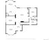 Detailed first floor plan showcasing the layout of the living spaces including the living room, kitchen, and bedrooms at 17378 W 78Th Dr, Arvada, CO 80007