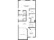Second floor layout with main bedroom, bath, and additional bedroom at 10166 Grove Loop # D, Westminster, CO 80031