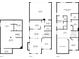 Complete set of floorplans for the residence at 10166 Grove Loop # D, Westminster, CO 80031