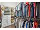 Walk-in closet with plenty of space for storage and organization at 8487 S Nelson St, Littleton, CO 80127