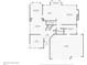 First floor layout of a home with kitchen, living room, dining room, office, laundry, and garage at 8487 S Nelson St, Littleton, CO 80127
