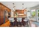 Beautiful kitchen with granite countertops, wood cabinets, and stainless steel appliances at 8487 S Nelson St, Littleton, CO 80127