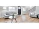 Comfortable living room with modern furnishings, hardwood floors, and natural light at 1724 W 40Th Ave, Denver, CO 80211