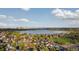 Beautiful aerial view with a stunning skyline and scenic water views at 2461 Depew St, Edgewater, CO 80214