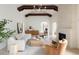 Spacious living room with fireplace, comfortable seating, and stylish decor at 5800 E 6Th Avenue Pkwy, Denver, CO 80220
