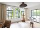 Sun-filled office features arched windows, neutral colors, and clean design at 5800 E 6Th Avenue Pkwy, Denver, CO 80220