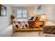 Bedroom with a view, decorative lamps, and stylish accents at 60 S Boulder # 6031, Boulder, CO 80303