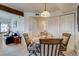 Cozy dining area with seating for four and ample storage with closet doors at 60 S Boulder # 6031, Boulder, CO 80303