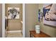Functional laundry area with art at 16500 Black Rose Cir, Parker, CO 80134