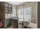 Charming kitchen nook with built-in bench seating at 3845 Canyon Ranch Rd # 104, Highlands Ranch, CO 80126