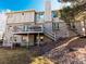 Back of home showcasing deck with stairs and walkout basement at 126 Mc Intyre Circle, Golden, CO 80401