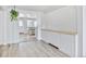 Bright dining room featuring ample storage space and views into the kitchen at 948 S Tennyson St, Denver, CO 80219