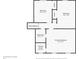Detailed floorplan showcasing layout of the second floor with dimensions, including the bedrooms and bathrooms at 2123 S Joplin Way, Aurora, CO 80013