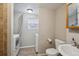 Laundry room with a washer, dryer, toilet, and sink at 2123 S Joplin Way, Aurora, CO 80013