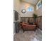 Cozy bathroom featuring a copper clawfoot tub, wood-paneled walls, and neutral décor for a relaxing atmosphere at 22025 Oehlmann Park Rd, Conifer, CO 80433