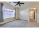 Spacious bedroom with ample natural light and access to hallway at 8200 E 8Th Ave # 2102, Denver, CO 80230