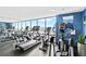 Community fitness center with state-of-the-art exercise equipment and scenic city views at 1625 Larimer St # 1806, Denver, CO 80202