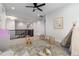 Upstairs playroom with neutral carpet, cute decor, and plenty of space to play at 3898 Descent St, Castle Rock, CO 80108