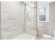 Bathroom with a bathtub, shower, and modern fixtures at 424 N Clarkson St, Denver, CO 80218