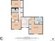 Detailed floor plan of the home's upper level featuring bedrooms and bathrooms layout at 12258 E Lasalle Pl, Aurora, CO 80014
