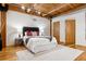 Comfortable bedroom with hardwood floors and ample closet space at 2955 Inca St # 1D, Denver, CO 80202