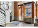 Bright and spacious entryway with concrete floors at 2955 Inca St # 1D, Denver, CO 80202