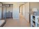 Bright bedroom with built-in shelving and large closet at 4236 Lark Sparrow St, Highlands Ranch, CO 80126