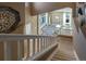 Elegant staircase provides access to the upper level of the home at 4236 Lark Sparrow St, Highlands Ranch, CO 80126