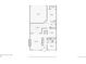 One-story floor plan with bedroom, living room, kitchen, and garage at 3257 S Pontiac St, Denver, CO 80224