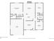 Detailed floor plan showcasing the layout of the primary bedroom, living room, and kitchen at 4063 S Cathay Ct, Aurora, CO 80013