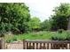 Enjoy a tranquil backyard view with a wooden fence, vibrant greenery, and a mix of stone and gravel pathways at 6864 Balsam St, Arvada, CO 80004