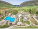 Aerial view of a resort-style community pool and recreation area, perfect for relaxation and fun at 25 Summit Ash, Littleton, CO 80127