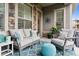 Inviting patio featuring comfortable seating and stylish decor at 22065 E Bailey Pl, Aurora, CO 80016