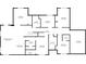 Basement floorplan featuring recreation room, kitchenette, bedrooms, bathroom, laundry, utility, and storage at 1505 Castlecombe Ln, Monument, CO 80132