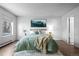 Comfortable bedroom with plush bedding, soft rug, and natural light is perfect for relaxation and restful sleep at 6844 Countryside Ln # 284, Niwot, CO 80503