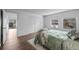 Bright bedroom with closet, plush bedding, and soft rug is perfect for relaxation and restful sleep at 6844 Countryside Ln # 284, Niwot, CO 80503